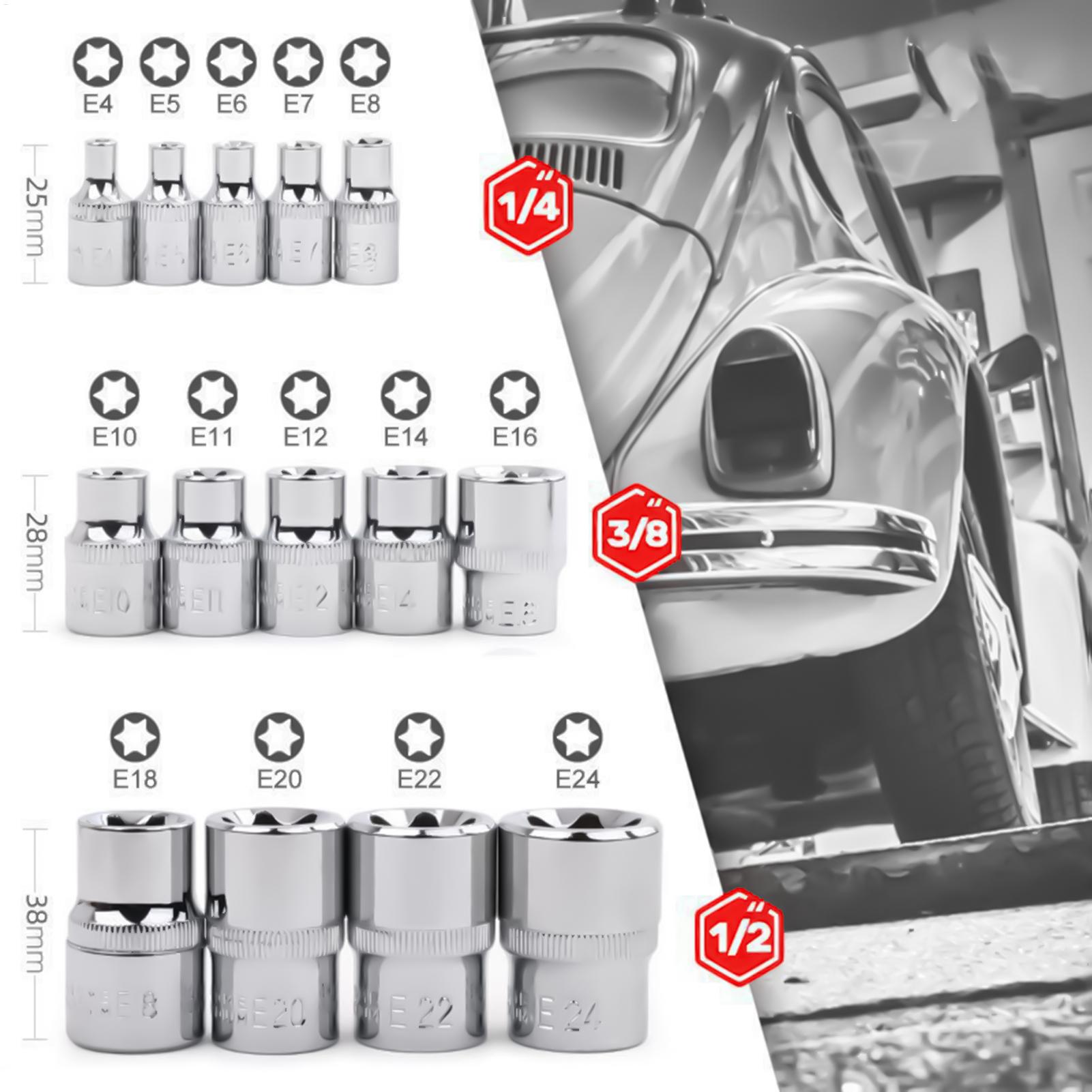Socket Set - مجموعة مفاتيح ربط محمولة متعددة الوظائف